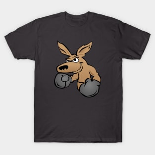 Boxing Kangaroo Cartoon T-Shirt